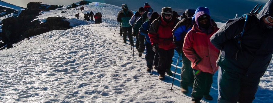 Kilimanjaro treks on Umbwe route from January to March and June to October
